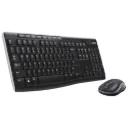 COMBO DE TECLADO Y MOUSE, LOGITECH, INALÁMBRICO COLOR NEGRO EN ESPAÑOL.