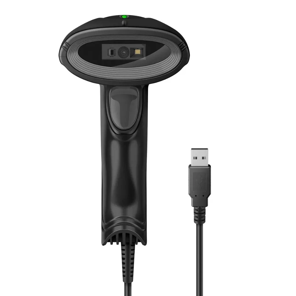 [COM-597] LECTOR DE CÓDIGOS DE BARRAS Y QR, STEREN, (2D) USB CABLEADO, STEREN, CON SOPORTE Y LINTERNA