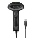 LECTOR DE CÓDIGOS DE BARRAS Y QR, STEREN, (2D) USB CABLEADO, STEREN, CON SOPORTE Y LINTERNA