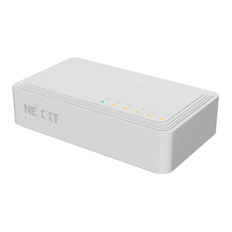 [501-G] SWITCH NEXXT INFRASTRUCTURE, 1 GIGABIT ETHERNET, 5 PUERTOS X 10/100/1000, ESSENTIAL NAXOS, 110/220V