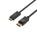 CABLE DISPLAY PORT A HDMI XTECH, DISPLAY PORT DP - HDMI, 3 METROS, COLOR NEGRO, DP (M) to HDMI (M)