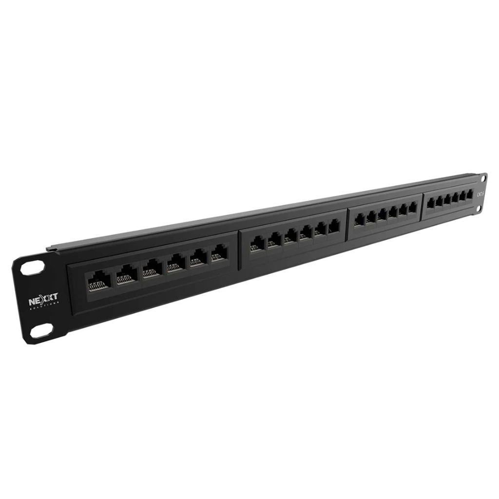 [AW191NXT06] TABLERO DE CONEXIONES NEXXT, PATCH PANEL CAT 6, 24 PUERTOS, 19" PARA RACK 1U, T568B, TIPO 110