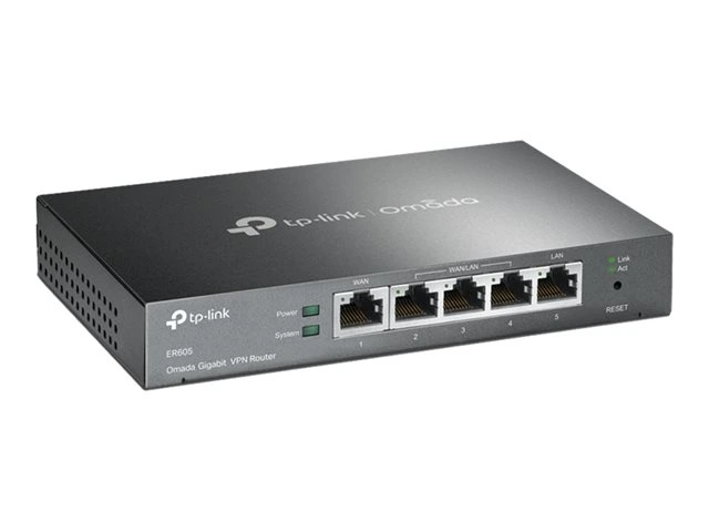 [ER605] ROUTER TP-LINK, OMADA, GIGABIT, COMPATIBLE CON VPN