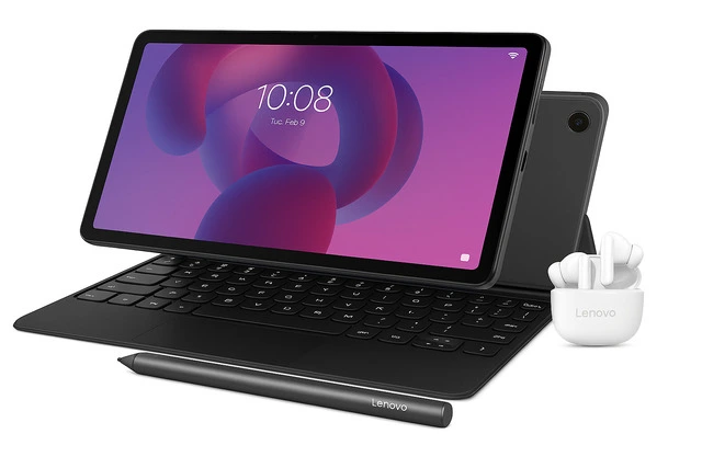 [ZAFR0880PA] TABLETA LENOVO IDEA TAB, PANTALLA 11", RESOLUCIÓN 2560 x 1600, Android 15 O SUPERIOR, PROCESADOR DIMENSITY 6300, RAM 8GB, COLOR LUNA GREY, INCLUYE TECLADO, TAB PEN Y AUDIFONOS E310 EARB