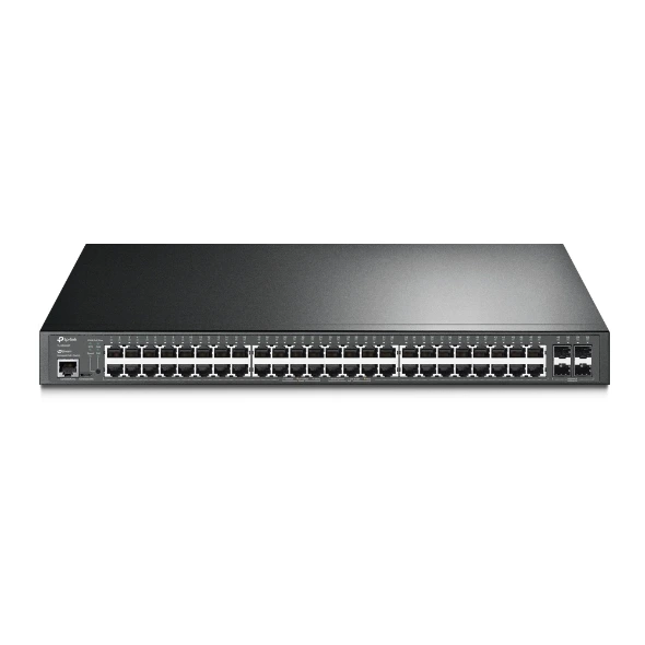 [TL-SG3452P] CONMUTADOR/SWITCH TP-LINK OMADA, DE 48 PUERTOS RJ45 L2+, 48 PUERTOS POE+, 4 RANURAS SPF, JETSTREAM,